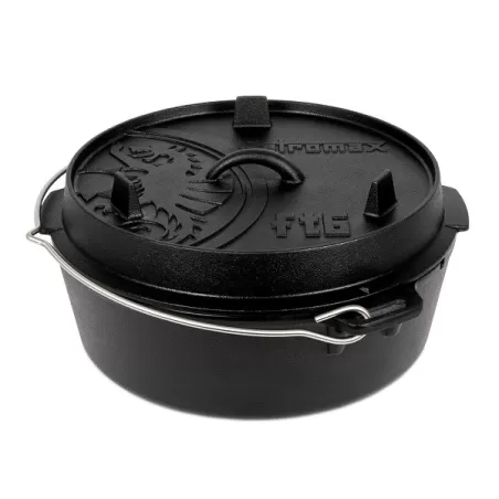 Dutch Oven ft6-t in ghisa con base piatta ideale per 4-8 coperti - Petromax