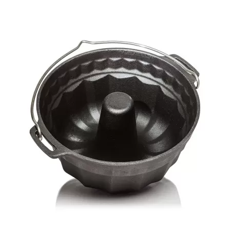 Tortiera in ghisa gf1 con coperchio  - Petromax