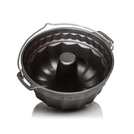 Tortiera in ghisa gf1 con coperchio  - Petromax