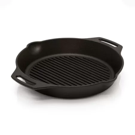 Bistecchiera gp30h-t - con due maniglie e base grill - Petromax