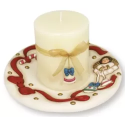 Portacandela con candela - Thun