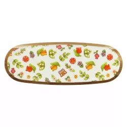Piatto ovale in legno Happy Country - Thun