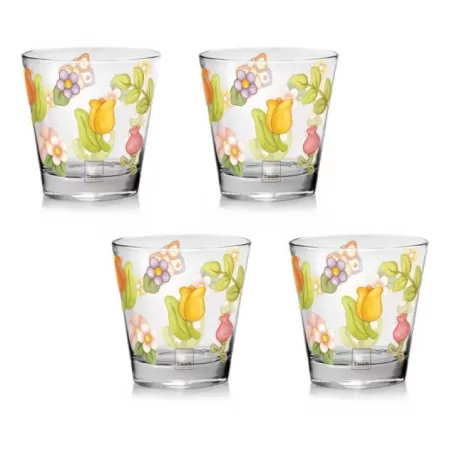 Set 4 bicchieri Happy country - Thun
