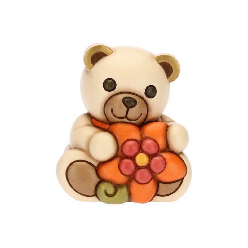Teddy Primavera con fiore in ceramica, medio - Thun