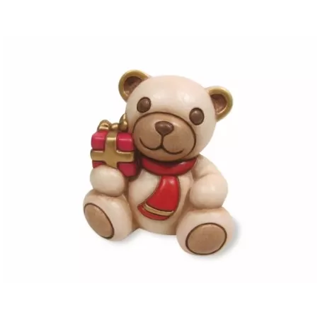 Teddy natalizio con pacchetto regalo - Thun
