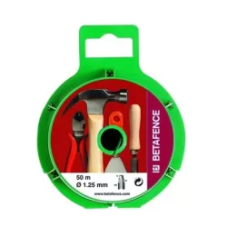 Filo ferro zincato e plasticato in bobina dispencer Mm.0,8/1,25 Mt.50 betafence