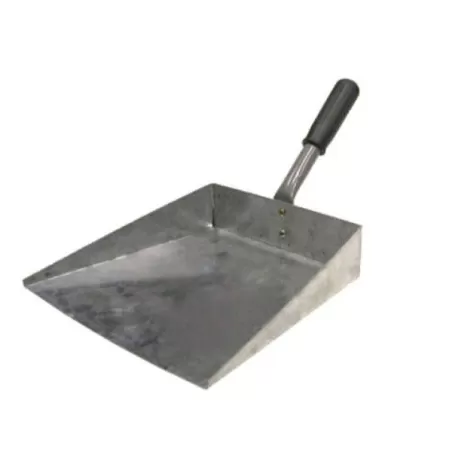 Paletta immondizia manico plastica zincata