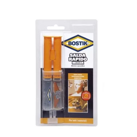 Adesivo bicomponente salda rapido mixer bostik