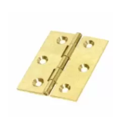 Cerniera quadra spina fissa ottone Mm.30x30