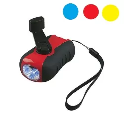 Torcia led con dinamo