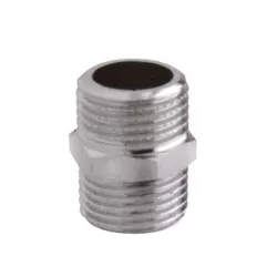 Nipplo acciaio zincato 280 1/2 maschio - maschio