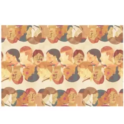 Erice, Tovaglia antimacchia Cm.155x180, 6 posti - L'oca Nera