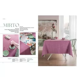 Mirto, Tovaglia antimacchia Cm.155x320, 12 posti - L'oca Nera 2