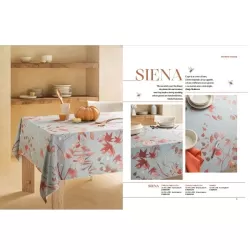Siena, Tovaglia antimacchia Cm.155x320, 12 posti - L'oca Nera 2