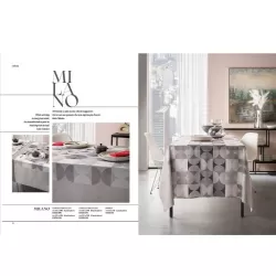 Milano, Tovaglia antimacchia Cm.155x230, 8 posti - L'oca Nera 2