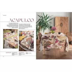 Acapulco, Tovaglia antimacchia Cm.155x230, 8 posti - L'oca Nera 2