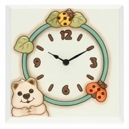 Orologio da parete quokka e coccinelle - Thun