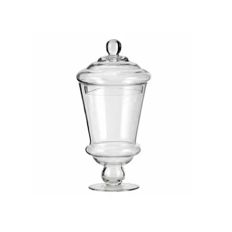 Contenitore in vetro con coperchio per confettate, dolciumi e quanto vi suggerisce la vostra fantasia Ø 14,5 Cm.34