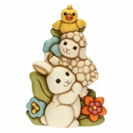 Totem Pasqua, coniglietta Ester e i suoi amici - Thun