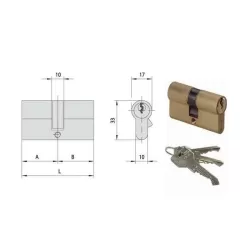 Cilindro infilare yale 69,0-26,5-42,5 0g300-11-0