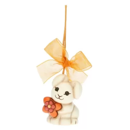 Addobbo pasquale coniglietto con fiore - Thun