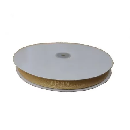 Nastro organza con bordi in raso Mm.10 beige Mt.1- Thun