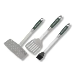 Set - Pinza, paletta, pennello - Stainless Steel Tool Set - Big Green Egg