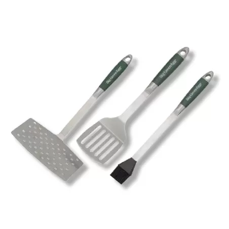 Set - Pinza, paletta, pennello - Stainless Steel Tool Set - Big Green Egg
