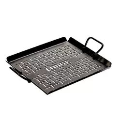 Piastra in acciaio di carbonio forata Cm.33x30 - Lodge