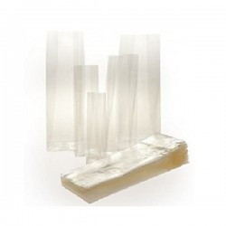 Buste trasparenti cellophane cristal per alimenti con fondo quadrato Cm. 6x20+5 Cf.100 pezzi