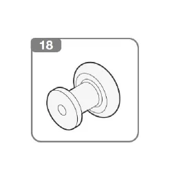 18 Ricambio per tavolo copernico - Foppapedretti