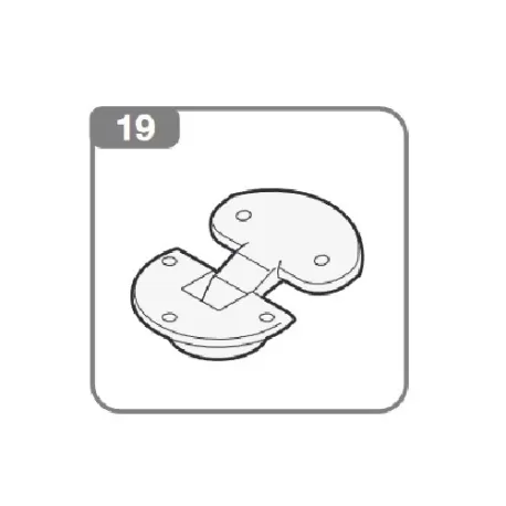 19 Ricambio per tavolo copernico - Foppapedretti