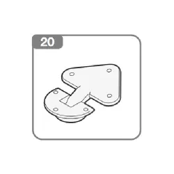 20 Ricambio per tavolo copernico - Foppapedretti