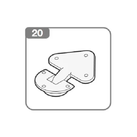 20 Ricambio per tavolo copernico - Foppapedretti