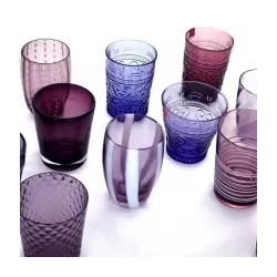 Meliting Pot, Bicchiere monocolore ametista  6 pezzi - Zafferano