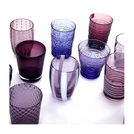 Meliting Pot, Bicchiere monocolore ametista  6 pezzi - Zafferano