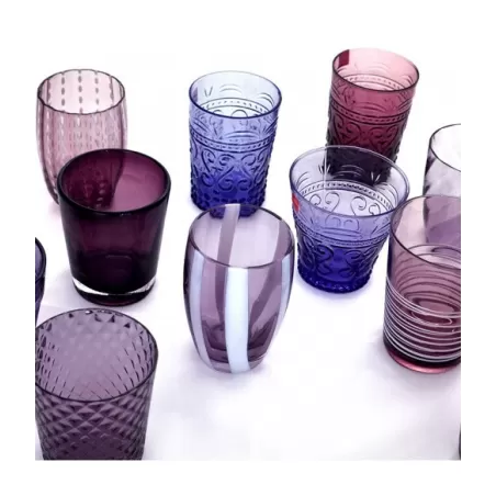 Meliting Pot, Bicchiere monocolore ametista  6 pezzi - Zafferano