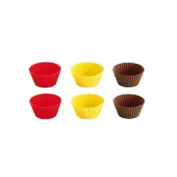 Pirottini colorati silicone Cm.9 pezzi 6