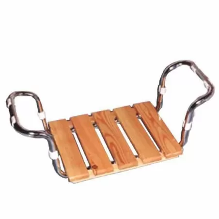Sedile vasca bagno piano legno