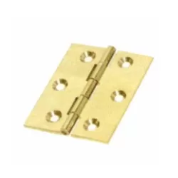 Cerniera quadra spina fissa ottone 40x35