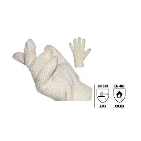 Guanto pesante anticalore in Nomex e Kevlar - Interno in cotone - Barbero Pietro
