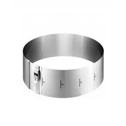 Anello per torte tondo clip, alt. Cm. 10,0 - Gefu