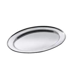 Vassoio ovale acciaio Cm.40x27