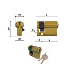 Cilindro infilare yale Mm.32 6a00 Prefer