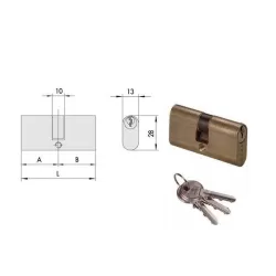 Cilindro infilare ovale 60,0-30,0-30,0 08210-05-0 Cisa