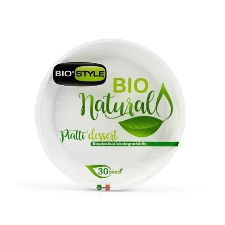 Piatti dessert bioplastica 30 Pz.