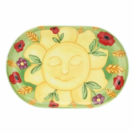 Piatto ovale Estate Fantastica, grande - Thun
