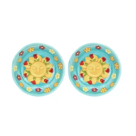 Set 2 piatti fondi in melammina Estate Fantastica - Thun