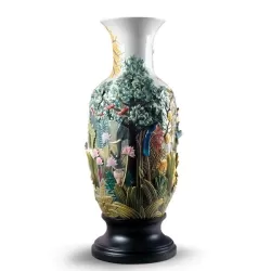 Vaso Paradiso (fauna) - Lladro
