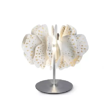 Nightbloom lampada tavolo (bianco - oro) (CE) - Lladro